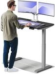 Desktronic Homeone H&ouml;henverstellbarer Schreibtisch 120 &times; 60 cm &ndash; Elektrischer