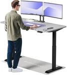 Desktronic Homeone H&ouml;henverstellbarer Schreibtisch 160 &times; 80 cm &ndash; Elektrischer