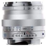 Zeiss 50 mm f/2.0 Planar T* ZM Objektiv f&uuml;r Leica M, Silber