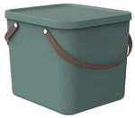 Rotho Albula Aufbewahrungsbox mit Deckel 40l | Praktische Box mit Henkel | sicher