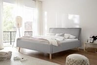 Meise M&ouml;bel Polsterbett Frieda 160x200 cm | Bettgestell | Kopfteil glatt |...