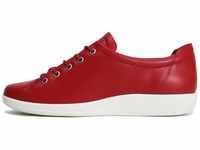 Ecco Damen Soft 2.0 206503 Leder Chili Red Trainer 38 EU