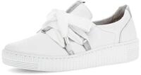 Gabor Damen Low-Top Sneaker, Frauen Sneaker,Best Fitting,Weiss/Silber (21),41 EU /