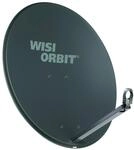 WISI Orbit Line Satelliten Offset-Antenne OA38H in Basaltgrau &ndash; 80cm Reflektor mit