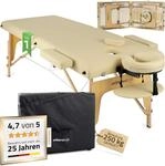 HABYS Sofia Light Massageliege klappbar aus Holz mit 2 Zonen, 185 &times; 60 cm, leichte