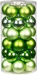 Inge Glas Weihnachtskugeln | Sch&ouml;ne Christbaumkugeln aus Glas | 30 Kugeln in Dose 