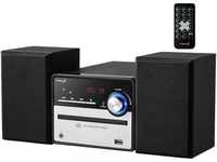Retro HiFi Musikanlage | Stereoanlage | Kompaktanlage | USB | Line Out | CD/MP3...