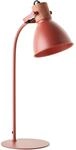 Brilliant Erena Tischleuchte 52cm rot Metall/Holz Schnurzwischenschalter 1x A60, E27,
