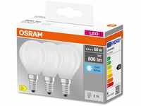 OSRAM Star Filament-Lampe für E14-Sockel, mattes Glas ,Kaltweiß (4000K), 806...