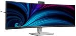 Philips 49B2U6900CH - 49 Zoll DQHD Curved Monitor, Webcam, Mikrofon, RJ45,
