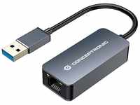 CONCEPTRONIC ABBY12G 2,5G Ethernet USB 3.0 Adapter, Wake-on-LAN, kompatibel mit