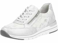 Remonte Damen R6700 Sneaker, Ice/Weiss-Silber / 91, 39 EU