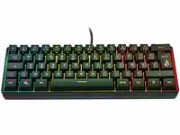 SureFire Kingpin X1 60% Gaming Tastatur French, Gaming Multimedia Keyboard klein &