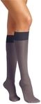 Wolford Damen Matt Fein Kniestr&uuml;mpfe Satin Touch 20 Knee - Highs 31206, 20 DEN, Gr.