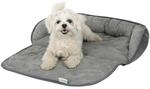 Kerbl Pet Couchkissen Emalia, Hundekissen, Katzenkissen, Hundebett, grau, 98x66x12cm,