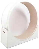 Elmato Katzenlaufrad Simba L & XXL ca. 120 cm / 140 cm in wei&szlig;/beige & grau/meliert