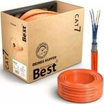 Germany B.e.s.t CAT 7 Netzwerkkabel 200m Verlegekabel S/FTP LAN Kabel &ndash; reines