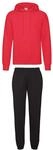 2er-Set Fruit of the Loom Hausanzug Sportanzug Jogginghose & Kapuzensweatshirt (XL,