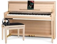Classic Cantabile UP-1 Upright E-Piano - 88 gewichtete Tasten mit Graded Hammer