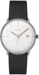 JUNGHANS max Bill Automatikuhr Automatic Bauhaus Lederband Schwarz 27/4009.02