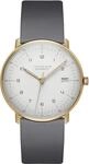 JUNGHANS max Bill Automatik Herrenuhr Goldfarben/Grau 027/7806.02
