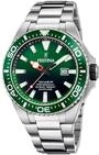 Festina Herren Uhr Analog aus Edelstahl 316L Silber - Quarzwerk - Kalender -