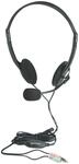 Manhattan Stereo Headset (integrierte Lautst&auml;rkenkontrolle) sehr leicht schwarz