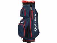 TaylorMade Golf Pro Stand & Cart Bag 2023, Navy/Red