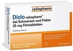 Diclo-ratiopharm&reg; 25 mg Filmtabletten: Lindern Schmerzen und wirken...