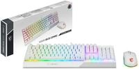 MSI Vigor GK30 Combo IT Semi Mechanische Gaming-Tastatur + Maus Gaming Clutch GM11,