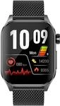 Knauermann PRO 3 (2024) Schwarz - Gesundheitsuhr Smartwatch mit Telefoniefunktion -