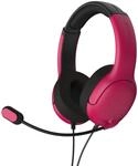 PDP AIRLITE Wired Headset Red with Noise Cancelling Microphone for Sony PlayStation