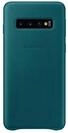 Leather Cover f&uuml;r Galaxy S10+ Gr&uuml;n