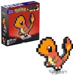MEGA Pok&eacute;mon Glumanda - zusammenbaubare Figur im Retro-Look, Pixel Art, inklusive