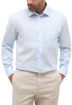ETERNA Langarm Hemd Comfort Fit Popeline unifarben Gr&ouml;&szlig;e 42, Farbe hellblau