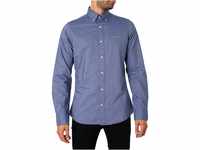 GANT Herren Slim Oxford Shirt Klassisches Hemd, Persian Blue, 3XL