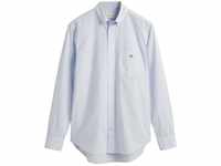 GANT Herren Reg Poplin Gingham Shirt Klassisches Hemd, Light Blue, 3XL EU
