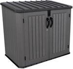 Lifetime Kunststoff M&uuml;lltonnenbox & Ger&auml;teschrank Phil | 2x240 L | 94x146x128 cm 