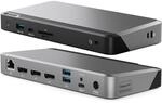 ALOGIC Triple 4K Display Universal Docking Station DX3 mit 100W Laptop Aufladen f&uuml;r