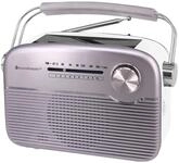 Soundmaster TR480SI Akku-Radio UKW UKW Solarpanel Silber