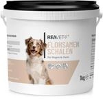 ReaVET Flohsamenschalen f&uuml;r Hund & Pferd 1kg - Naturrein in Premium Qualit&auml;t,