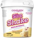 GymQueen Slim Shake, Banana Milkshake, 420 g | Mahlzeitenersatz mit 21 g Protein pro