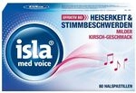 isla med voice Pastillen effektiv bei Heiserkeit und Stimmbeschwerden mit mildem