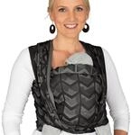 Hoppediz Babytragetuch gewebt ab Geburt, ergonomisches Tragetuch f&uuml;r Neugeborene und