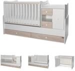 Lorelli Babybett, Jugendbett 3 in 1 Mini Max umbaubar, f&uuml;r 2 Kinder gleichzeitig