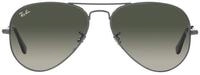 Ray-Ban Sonnenbrille RB3025 AVIATOR LARGE METAL 004/71 Unisex Farbe Gunmetal Grey