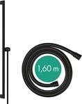 hansgrohe Brausestange Unica S Puro, Duschstange 90cm mit Brauseschlauch Isiflex