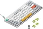 nuphy Air75 V2 Kabellose mechanische Tastatur, 84 Tasten RGB Hot-Swap Tastatur,