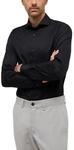 ETERNA Slim Fit Cover Hemd Langarm blickdichter Twill schwarz Gr&ouml;&szlig;e 41