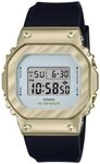 Casio GM-S5600BC-1ER Unisex-Erwachsene Quarzuhr mit Edelstahlarmband, Schwarz